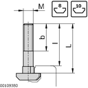 T-Bolt, N10, M8x25♥