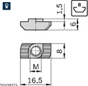 T-nut, N8, M4