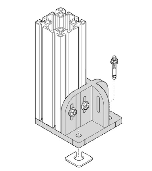 Base plate 150x150x120