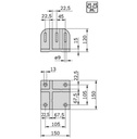 Base plate 150x150x120