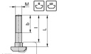 T-Bolt, N10, M8x30