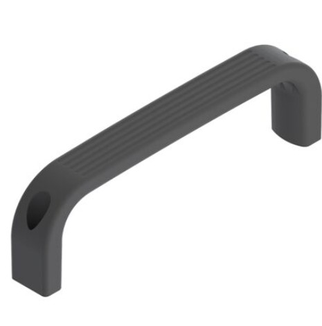 Bow-shaped handle 26x195x58, M8, Black, ESD