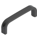 Bow-shaped handle 26x195x58, M8, Black, ESD