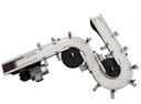 Convoyeur Complet, 4.13" (105mm) large x 4' lg x 4' lg, Flex-move, chaine modulaire