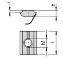 Slide nut, spring block, N10, M5 ♥