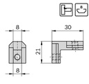 Inside bracket N8 R