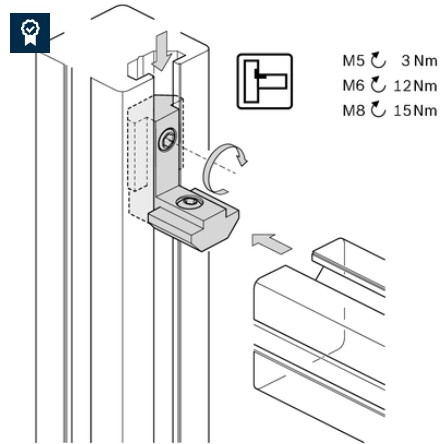 Inside bracket N8 R