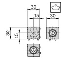 Cubic joint 30/2 set