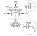 Sliding element 10 flat lockable