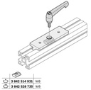 Sliding element 10 flat lockable