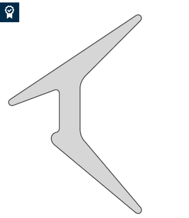 Profile d'encadrement, N8, L=10000mm, gris (clean)