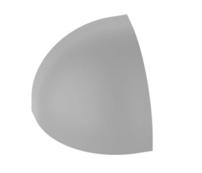 Cache K45x45, Gris (rond)