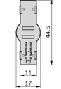 Cache D17x44,6 Esd