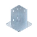 Plaque d’embase en acier 45x90 (pied)