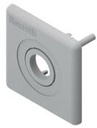 Cap cover 30x30, avec trou, gris