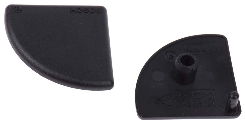 Cap cover 45x45L R Esd Black
