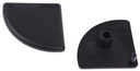 Cap cover 45x45L R, noir ESD