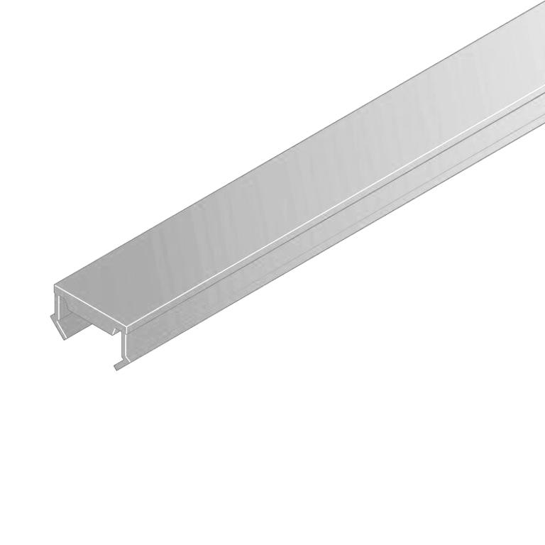 Cover profile, N8, 2000mm, signal grey