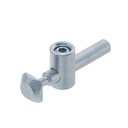 Quick connector, N10, bendable, end-to-slot, acier galvanisé