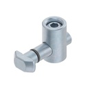 Quick connector, N10, 90°, zinc plated