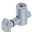 Quick connector, N8, 0°, acier galvanisé