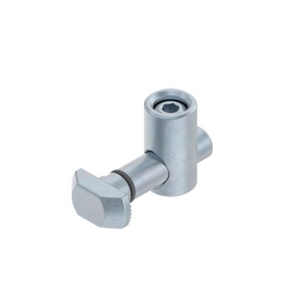 Quick connector, N8, 90°, zinc plated