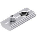 Slot nut, swivel block, N8 double M5 x M6