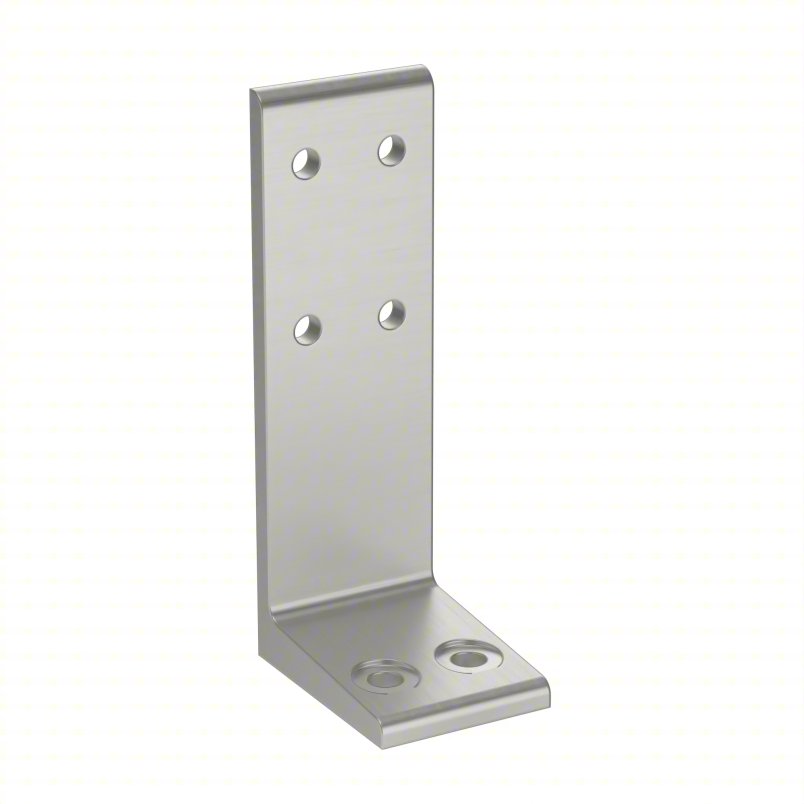 Floor Mount: 45 Series, Aluminum, 45mm x 140mm, Double