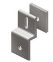 Wire mesh panel holder - 45mm