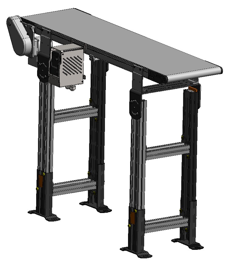 Convoyeur Complet, 12" x 4' long, 2200 "End-Drive" Pos. A