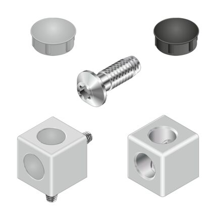 [3842549870] Cubic joint 45/2 set