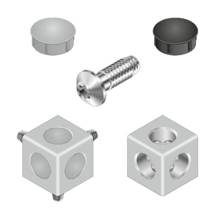[3842549872] Cubic joint 45/3 set
