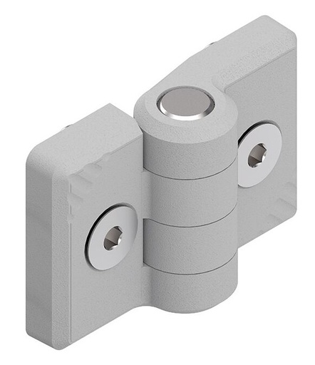 [3842554458] Hinge, PA, 30/30, grey, pair