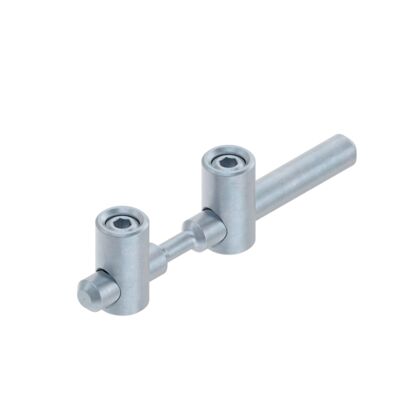 [3842535630] Quick connector, N8, bendable, end-to-end, acier galvanisé