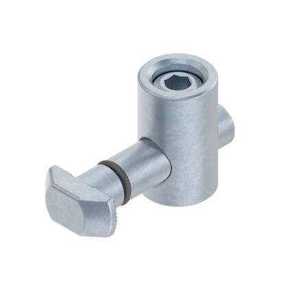 [3842535466] Quick connector, N10, 90°, zinc plated