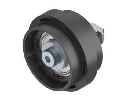 [3842218940] Support roller with center shoulder, Ø48mm, for 10mm slot