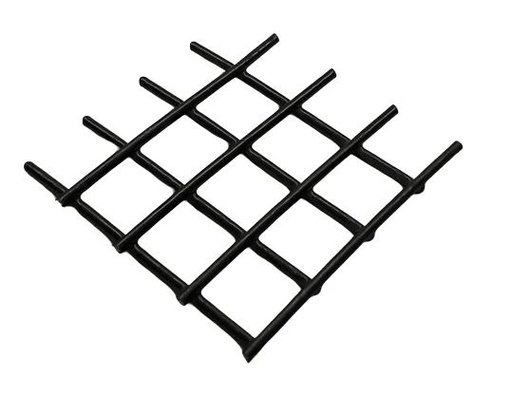 [MP-00375] Black PVC Coated steel grill, 1" x 1" x .105", 48" x 96" (4'x8')