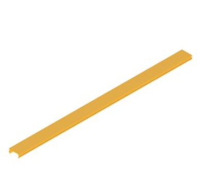 [PF-10282] 3842549879 - Cache rainure, N8, 2000mm, jaune