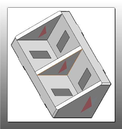 [CC05102] Équerre 45x45x90 à charge légère (light duty gusset)