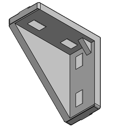[CC05105] Équerre 30x60 à charge légère (light duty gusset)